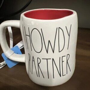 Rae Dunn Howdy Partner Mug